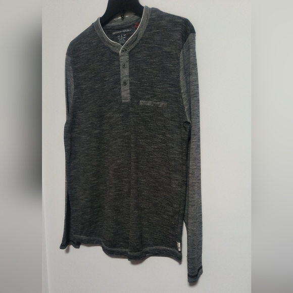 🏷️[5x$20] New American Republic Gray Men Top / Size L - Picture 3 of 7